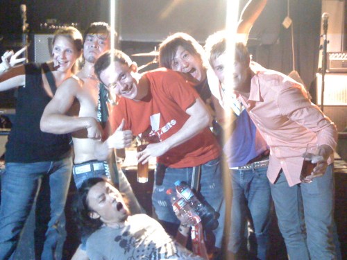 Secret 7 Line I'm not sure what we were doing but it was fun.